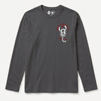 RUM KNUCKLES SCORPIO Long Sleeve Tee - Charcoal - front