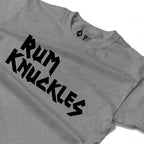 RUM KNUCKLES RK IRON Long Sleeve Tee - Heather Grey - detail
