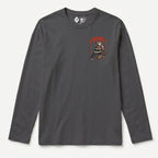 RUM KNUCKLES EAGLE SPIRIT Long Sleeve Tee - Charcoal - front