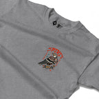 RUM KNUCKLES EAGLE SPIRIT Long Sleeve Tee - Heather Grey - detail