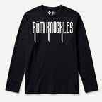 RUM KNUCKLES RK CREW Long Sleeve Tee - Black - front