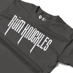 RUM KNUCKLES RK CREW Long Sleeve Tee - Charcoal - detail