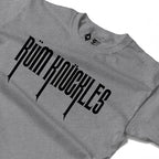 RUM KNUCKLES RK CREW Long Sleeve Tee - Heather Grey - detail