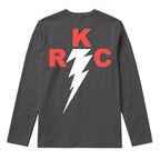 RUM KNUCKLES RKC Long Sleeve Tee - Charcoal - back