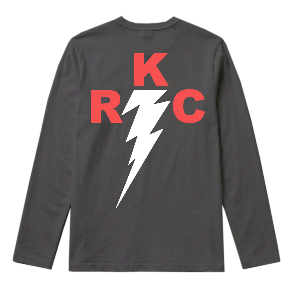 RUM KNUCKLES RKC Long Sleeve Tee - Charcoal - back