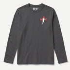 RUM KNUCKLES RKC Long Sleeve Tee - Charcoal - front