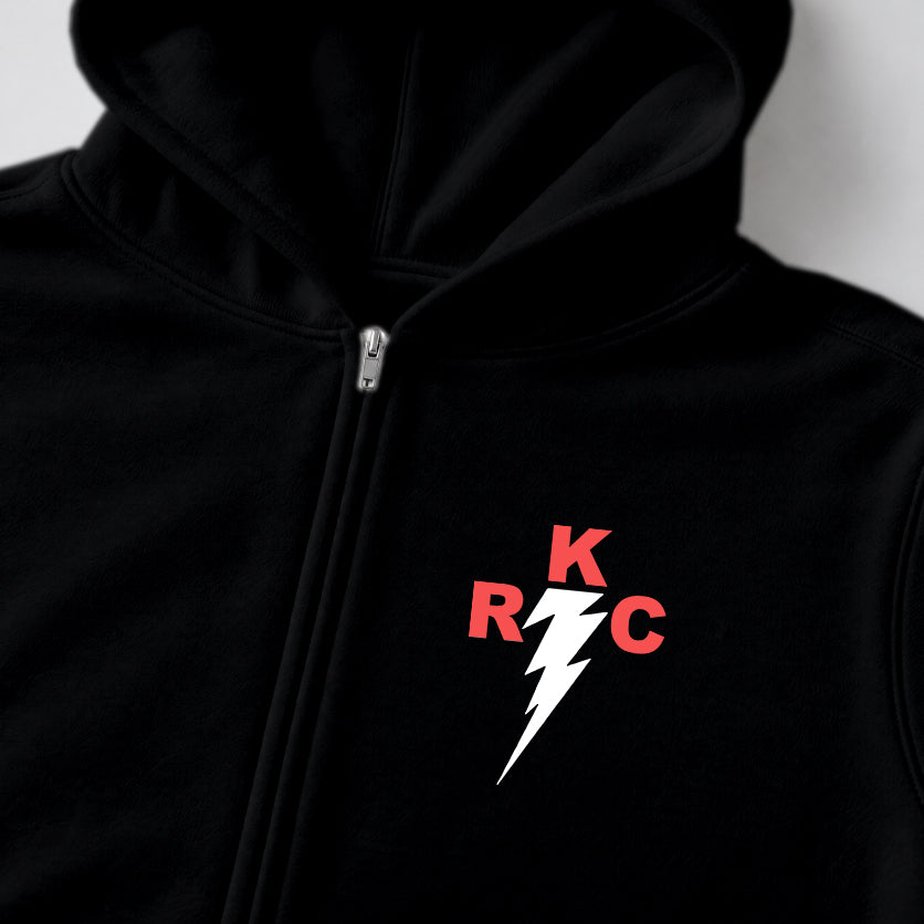 RUM KNUCKLES RKC Zip Hoodie - Black - detail