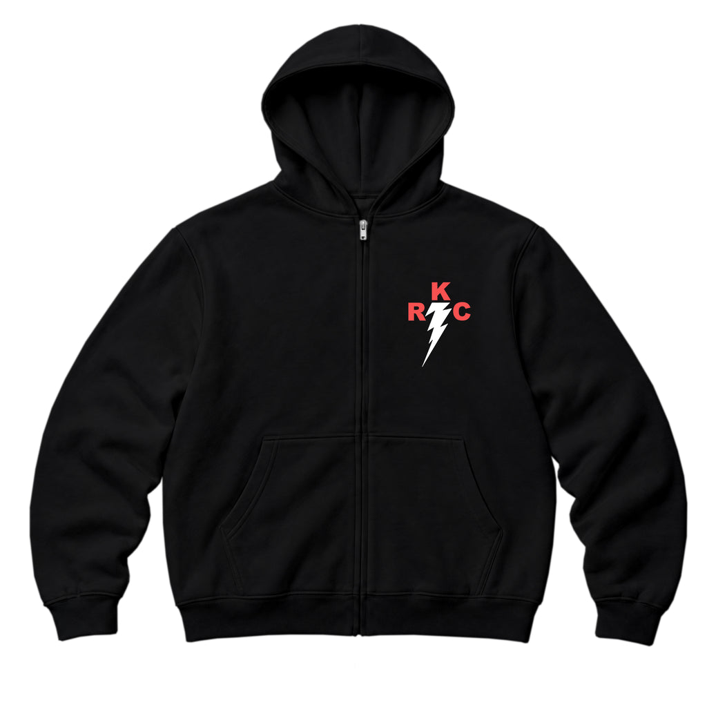 RUM KNUCKLES RKC Zip Hoodie - Black - front