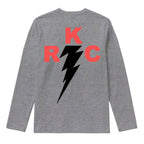 RUM KNUCKLES RKC Long Sleeve Tee - Heather Grey - back