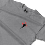 RUM KNUCKLES RKC Long Sleeve Tee - Heather Grey - detail