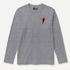 RUM KNUCKLES RKC Long Sleeve Tee - Heather Grey - front