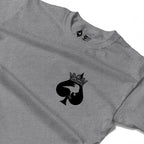 RUM KNUCKLES SPECIAL OPS Long Sleeve Tee - Heather Grey - detail