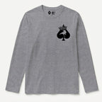RUM KNUCKLES SPECIAL OPS Long Sleeve Tee - Heather Grey - front