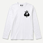 RUM KNUCKLES SPECIAL OPS Long Sleeve Tee - White - front