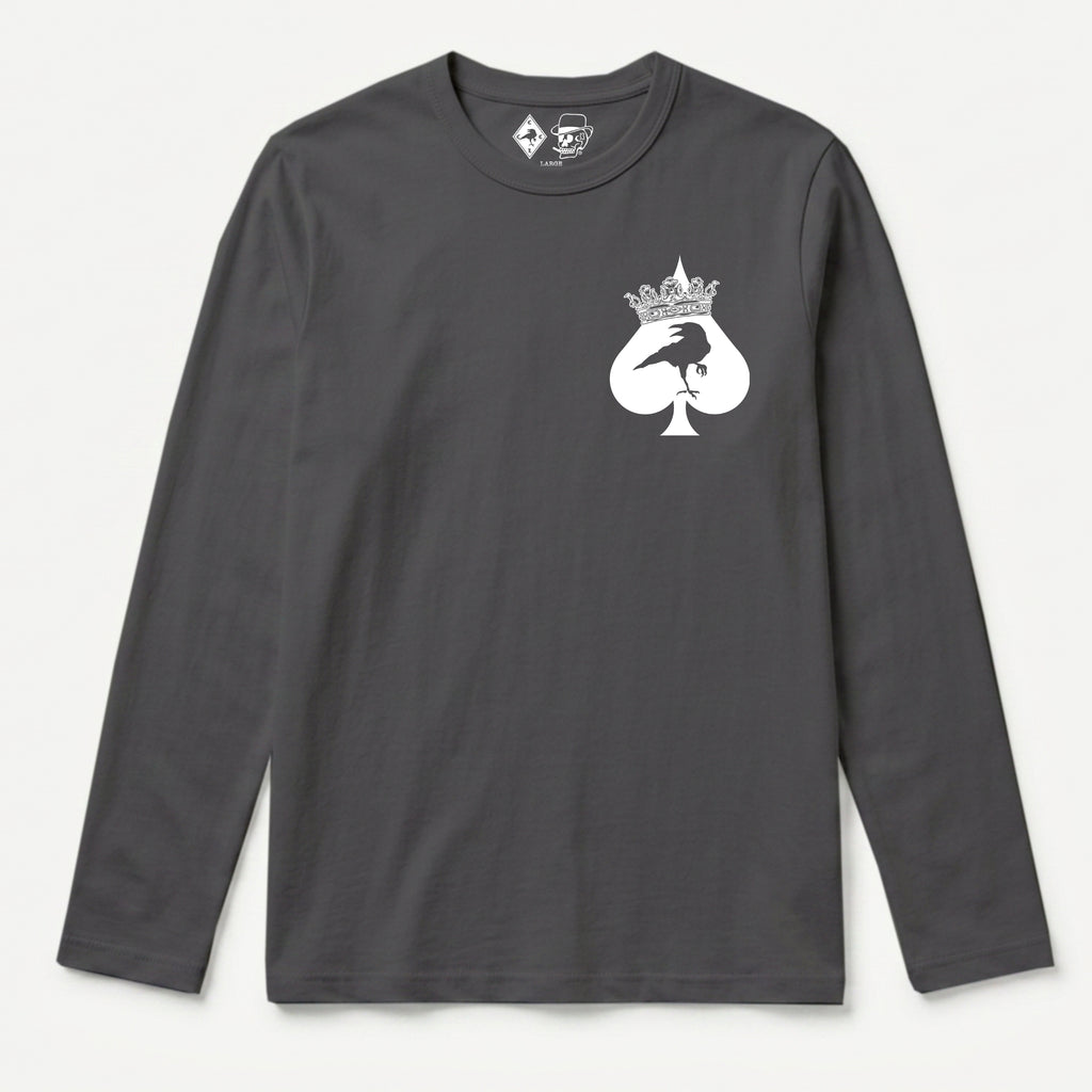 RUM KNUCKLES SPECIAL OPS Long Sleeve Tee - Charcoal - front