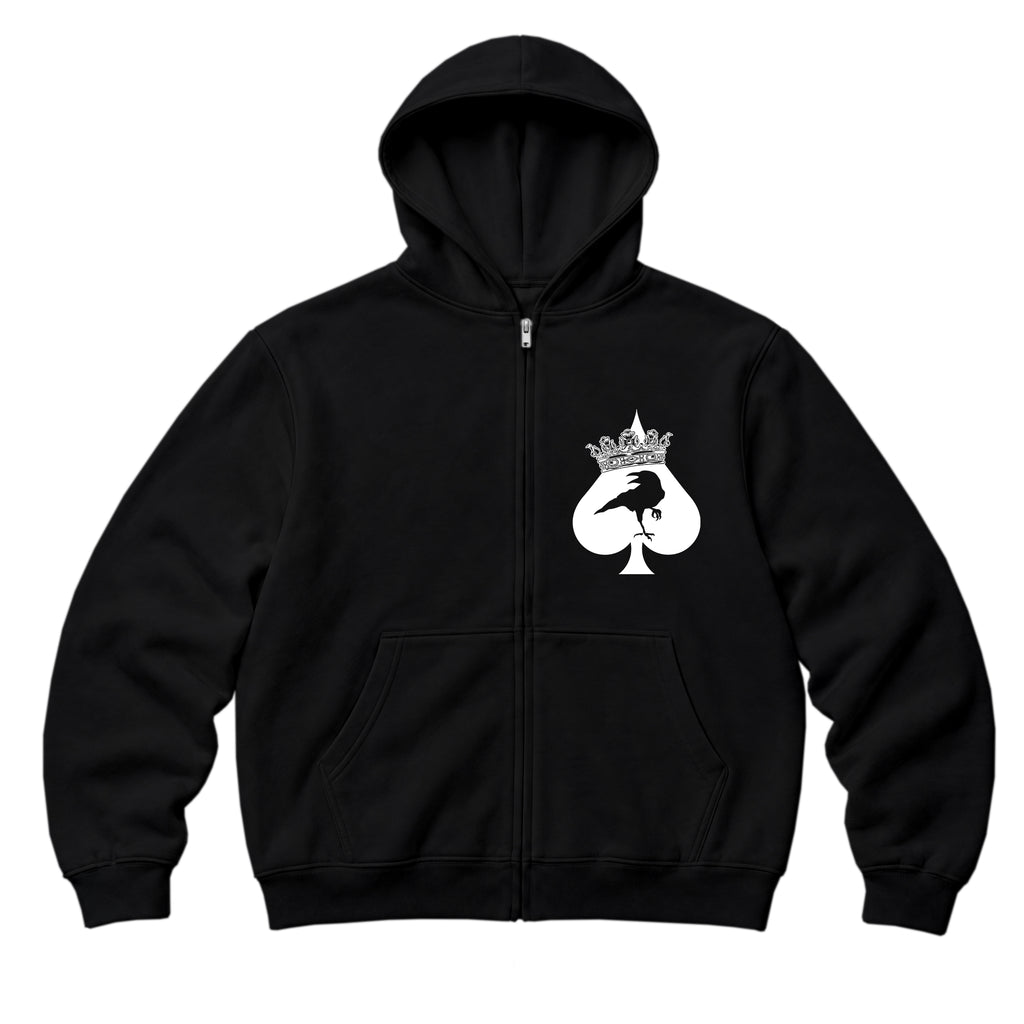 RUM KNUCKLES SPECIAL OPS Zip Hoodie - Black - front