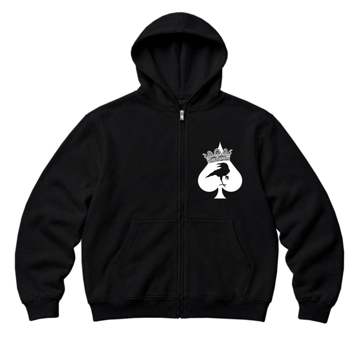 RUM KNUCKLES SPECIAL OPS Zip Hoodie - Black - front