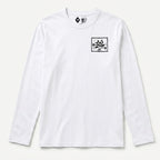 RUM KNUCKLES FLAG Long Sleeve Tee - White - front