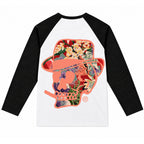 RUM KNUCKLES HAWAIIAN Baseball Tee - White/Black - back