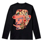 RUM KNUCKLES HAWAIIAN Long Sleeve Tee - Black - back