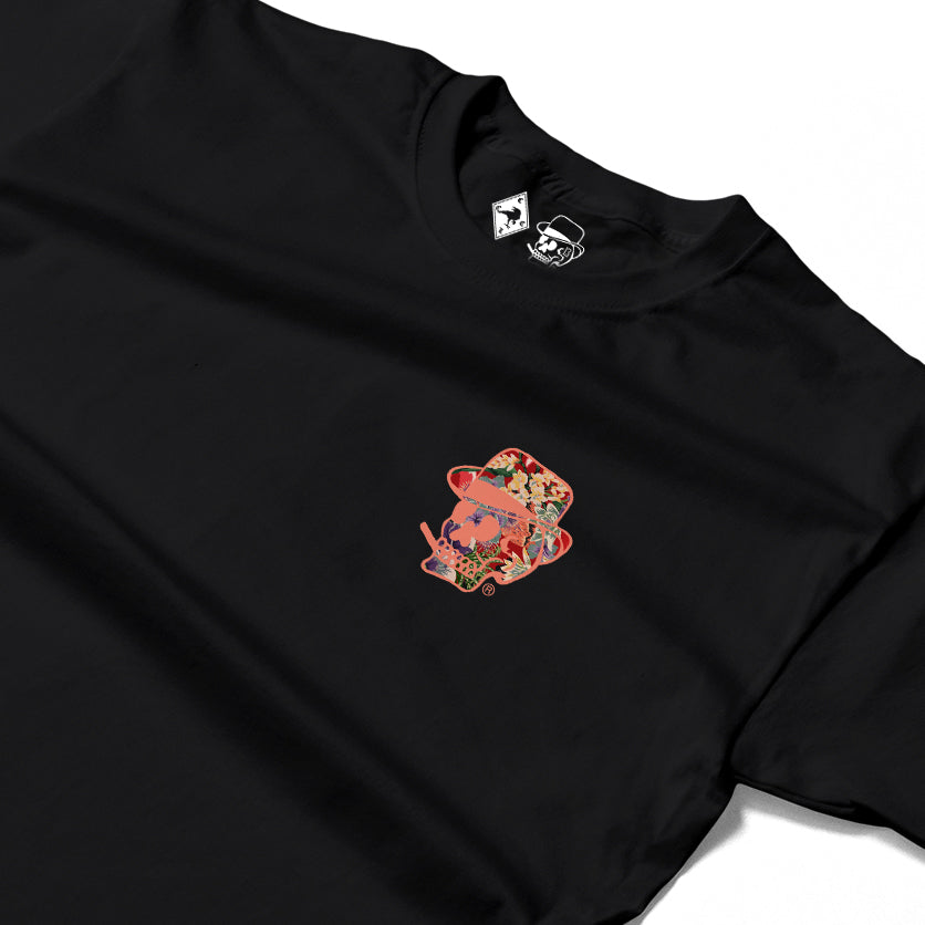 RUM KNUCKLES HAWAIIAN Long Sleeve Tee - Black - detail