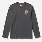 RUM KNUCKLES HAWAIIAN Long Sleeve Tee - Charcoal - front