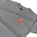 RUM KNUCKLES HAWAIIAN Long Sleeve Tee - Heather Grey - detail