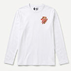 RUM KNUCKLES HAWAIIAN Long Sleeve Tee - White - front