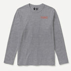 RUM KNUCKLES MC BANDANA Long Sleeve Tee - Heather Grey - front