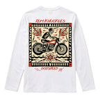 RUM KNUCKLES MC BANDANA Long Sleeve Tee - White - back