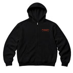 RUM KNUCKLES MC BANDANA Zip Hoodie - Black - front