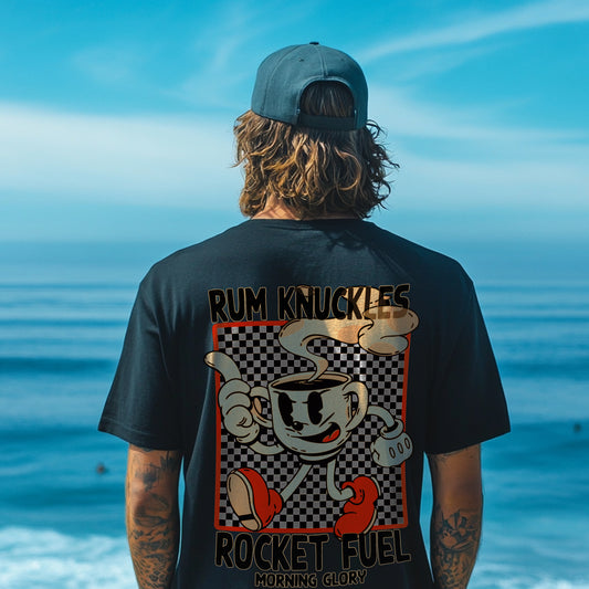 RUM KNUCKLES ROCKET FUEL T-SHIRT