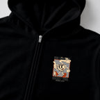 RUM KNUCKLES ROCKET FUEL Zip Hoodie - Black - detail