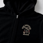 RUM KNUCKLES TRAIL BLAZIN Zip Hoodie - Black - detail