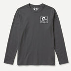 RUM KNUCKLES FLAG Long Sleeve Tee - Charcoal - front