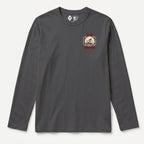 RUM KNUCKLES DEATH RIDER Long Sleeve Tee - Charcoal - front