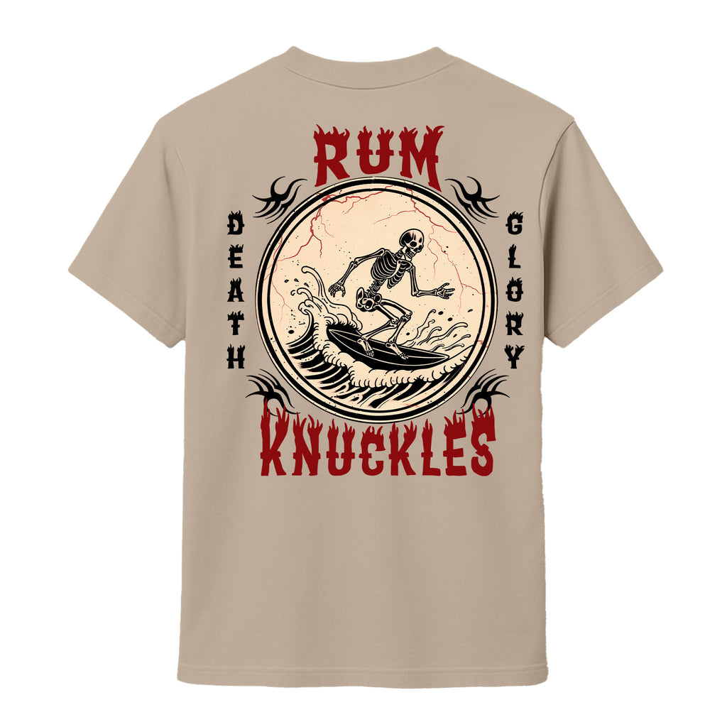 RUM KNUCKLES DEATH RIDER T-SHIRT Black