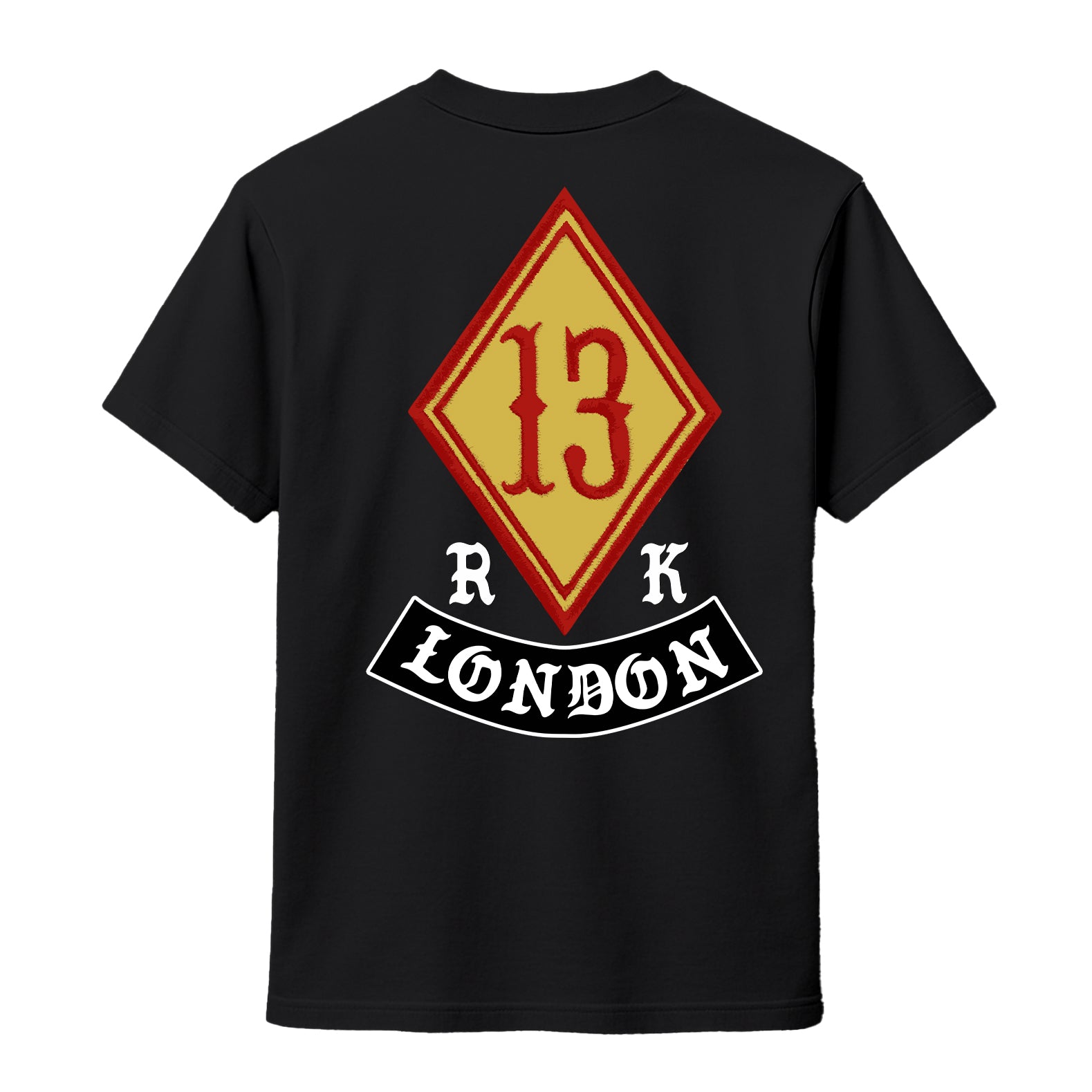 RUM KNUCKLES DIAMOND 13 T-SHIRT Black