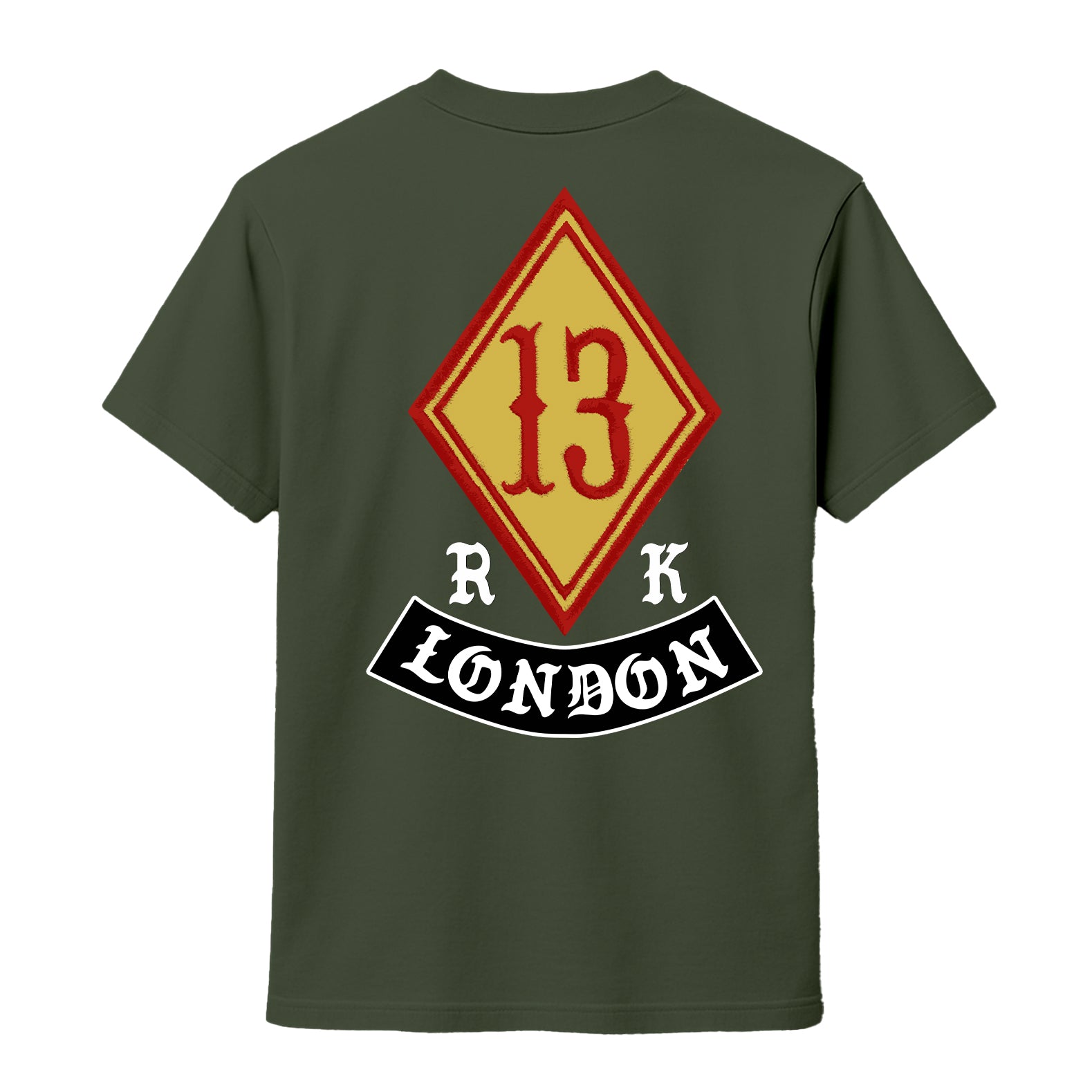 RUM KNUCKLES DIAMOND 13 T-SHIRT Black