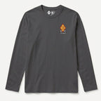 RUM KNUCKLES DIAMOND 13 Long Sleeve Tee - Charcoal - front