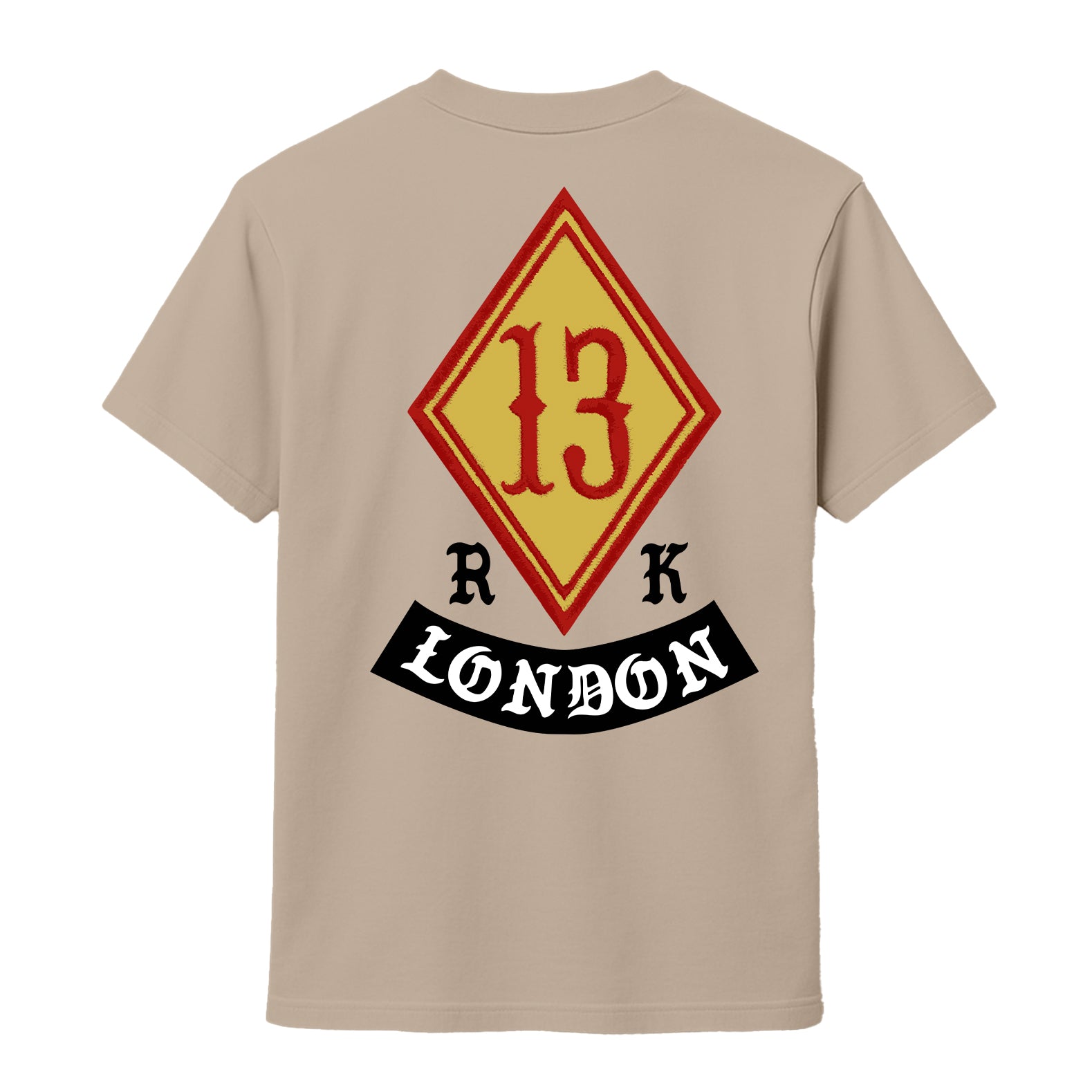 RUM KNUCKLES DIAMOND 13 T-SHIRT Black