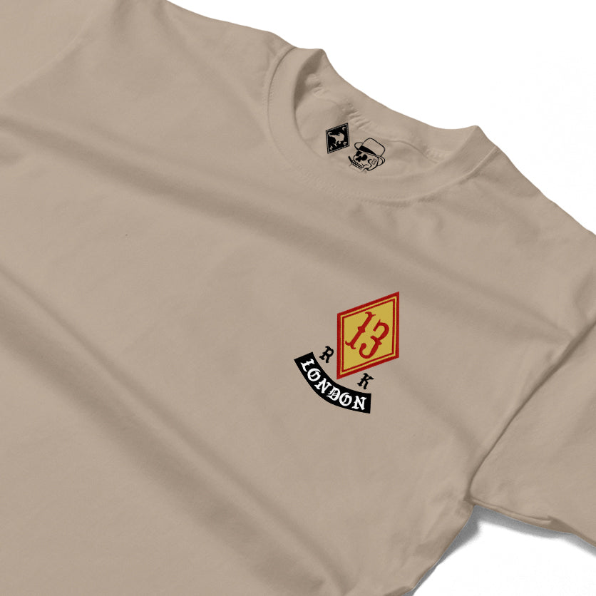 RUM KNUCKLES DIAMOND 13 T-SHIRT Black