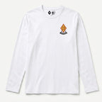 RUM KNUCKLES DIAMOND 13 Long Sleeve Tee - White - front
