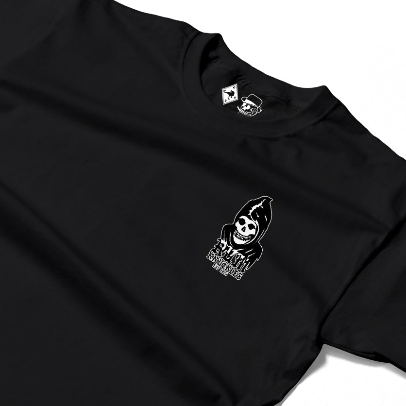 RUM KNUCKLES MIS RK FIT SKULL T-SHIRT Black
