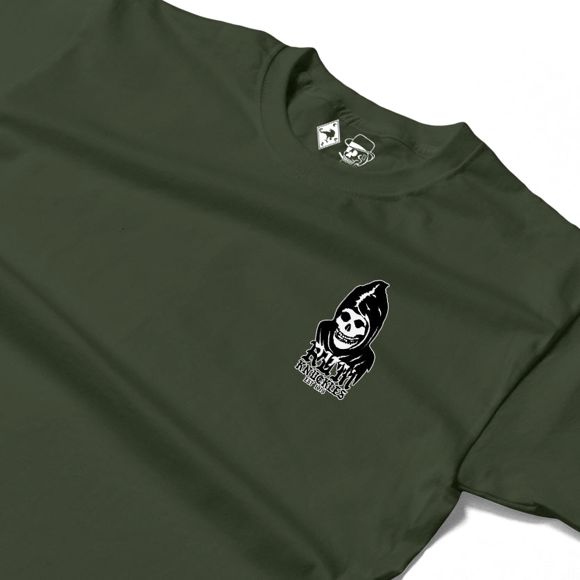 RUM KNUCKLES MIS RK FIT SKULL T-SHIRT Black