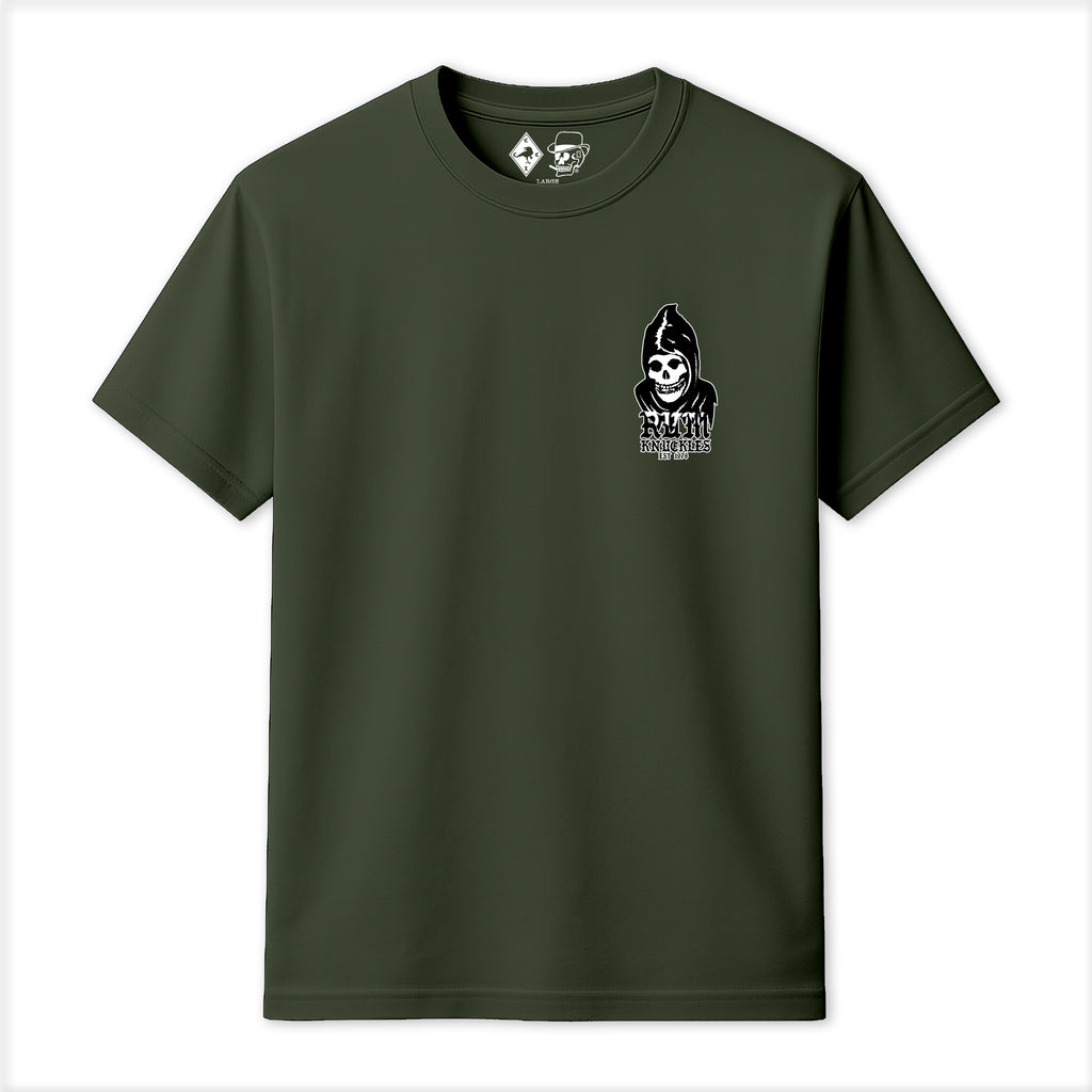 RUM KNUCKLES MIS RK FIT SKULL T-SHIRT Black