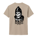 RUM KNUCKLES MIS RK FIT SKULL T-SHIRT Black