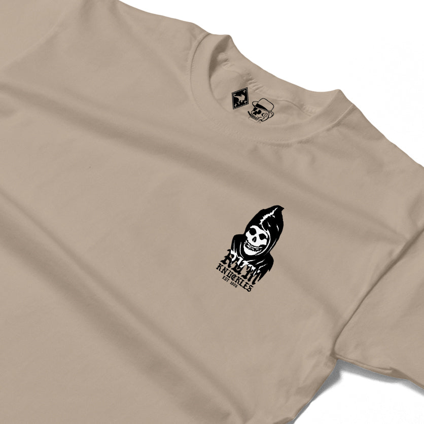 RUM KNUCKLES MIS RK FIT SKULL T-SHIRT Black