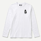 RUM KNUCKLES MIS RK FIT SKULL Long Sleeve Tee - White - front