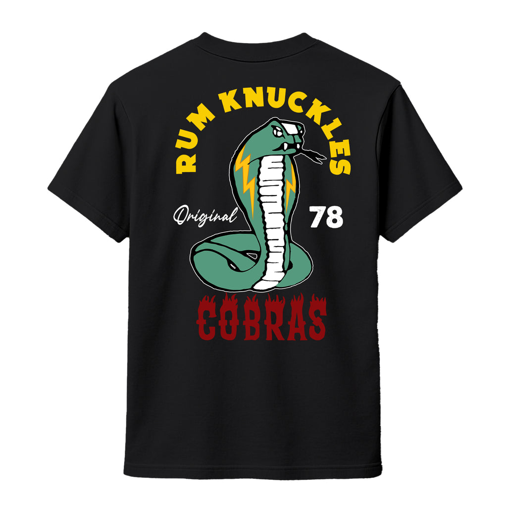 RUM KNUCKLES RK COBRAS T-SHIRT Black